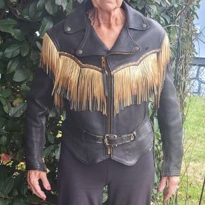 Real soft leather jacket.